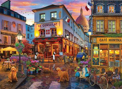 Anatolian - Cafe Montmartre - 1000 Piece Jigsaw Puzzle