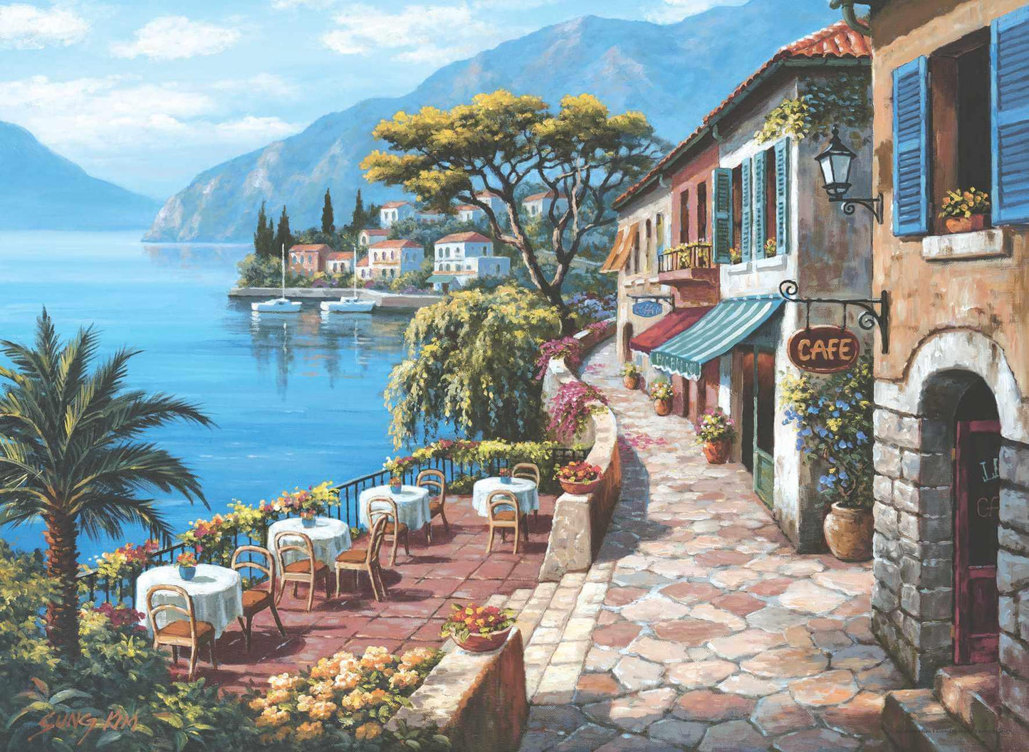 Anatolian - Overlook Cafe II - 1000 Piece Jigsaw Puzzle