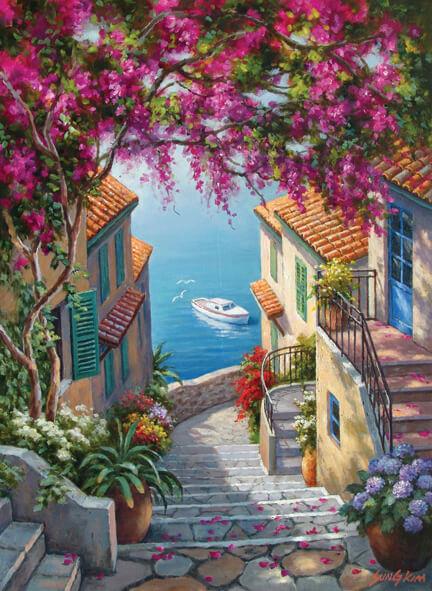 Anatolian - Stairs To The Sea - 1000 Piece Jigsaw Puzzle