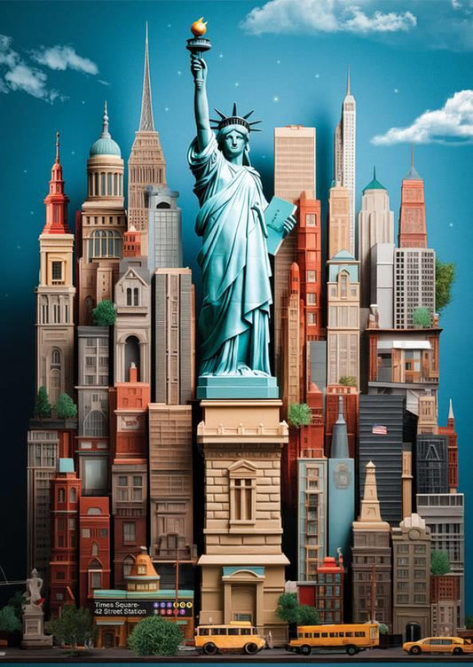 Anatolian - New York - 1500 Piece Jigsaw Puzzle