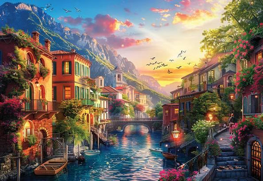 Anatolian - Mediterranean Village - 2000 Piece Jigsaw Puzzle