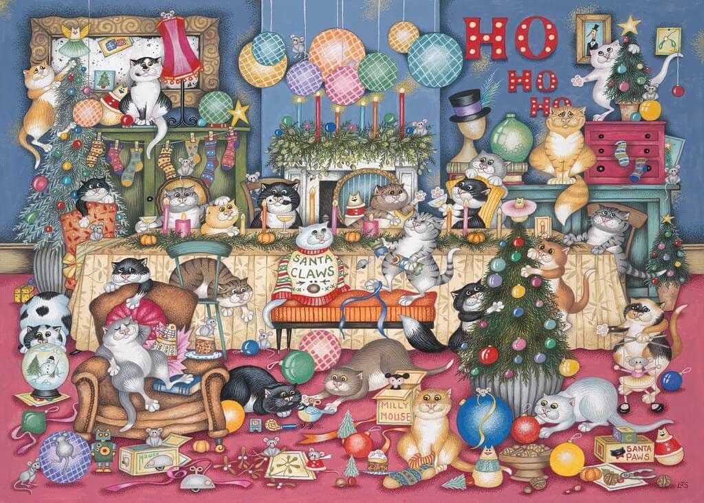 1000 Piece Jigsaw Puzzle - Christmas Eve – White Mountain Puzzles