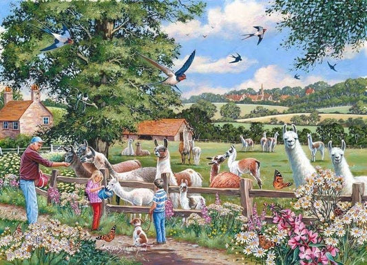 House of Puzzles - Llama Mamas - 1000 Piece Jigsaw Puzzle