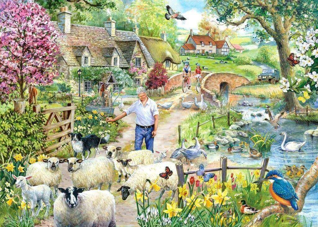 House of Puzzles - Shepherd's Lane - 1000 Piece Jigsaw Puzzle