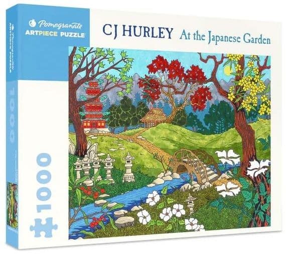 Pomegranate - CJ Hurley - At the Japanese Garden - 1000 Piece Jigsaw Puzzle