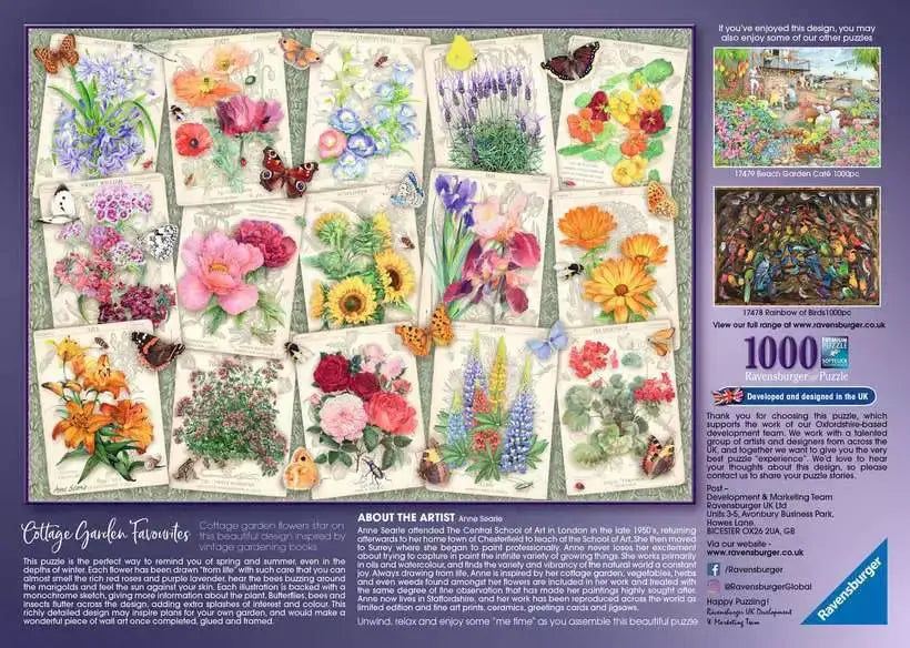 Ravensburger - Country Garden Favourites - 1000 Piece Jigsaw Puzzle