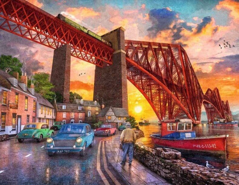 Ravensburger - Forth Bridge at Sunset 1000 Piece Jigsaw Puzzle