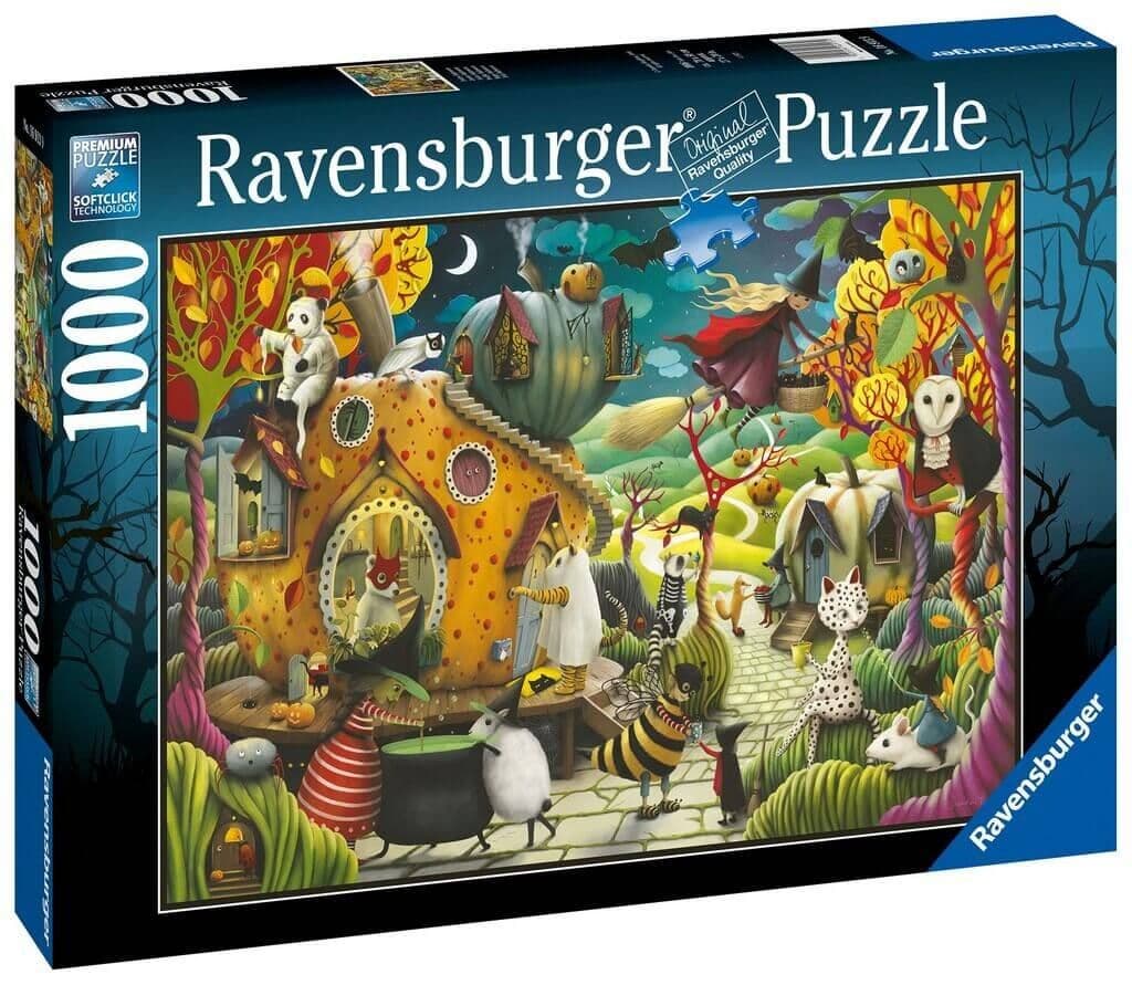 Ravensburger - Happy Halloween - 1000 Piece Jigsaw Puzzle - Jigsaw ...