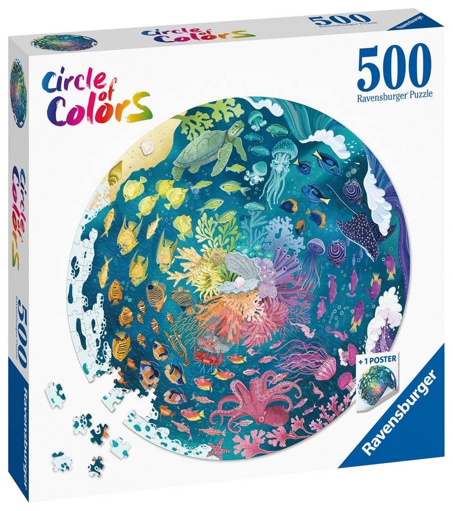 Ravensburger - Oceans Circular - 500 Piece Jigsaw Puzzle