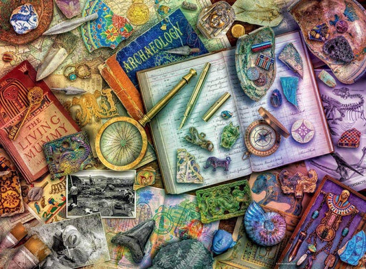 Ravensburger - The Archaeologist's Desk - 500 Piece Jigsaw Puzzle